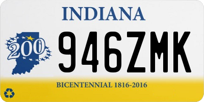 IN license plate 946ZMK