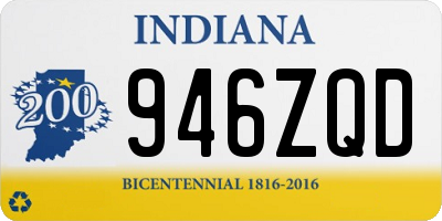 IN license plate 946ZQD