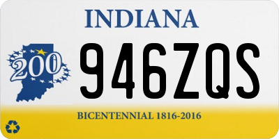 IN license plate 946ZQS