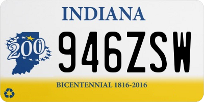 IN license plate 946ZSW