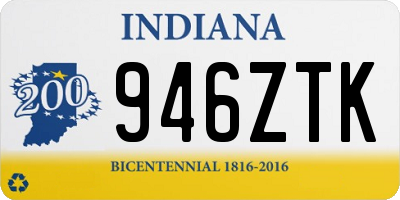 IN license plate 946ZTK