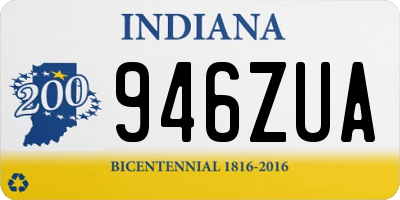 IN license plate 946ZUA