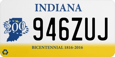 IN license plate 946ZUJ