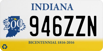 IN license plate 946ZZN