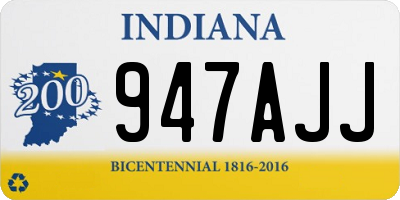 IN license plate 947AJJ