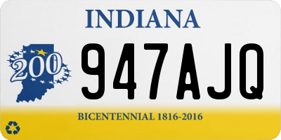 IN license plate 947AJQ