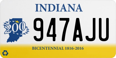 IN license plate 947AJU
