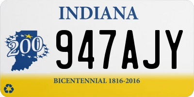 IN license plate 947AJY