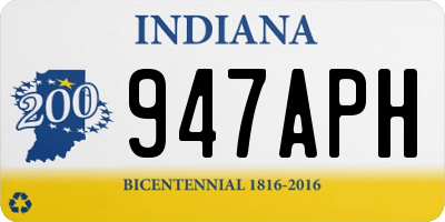 IN license plate 947APH