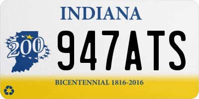 IN license plate 947ATS