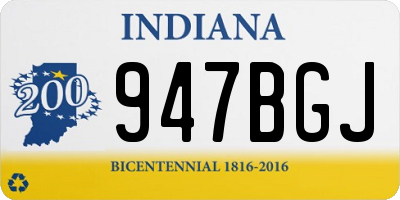 IN license plate 947BGJ