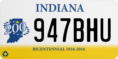 IN license plate 947BHU