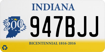 IN license plate 947BJJ