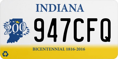 IN license plate 947CFQ