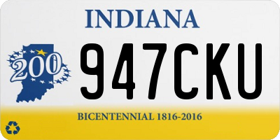IN license plate 947CKU