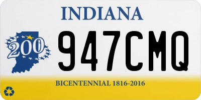 IN license plate 947CMQ