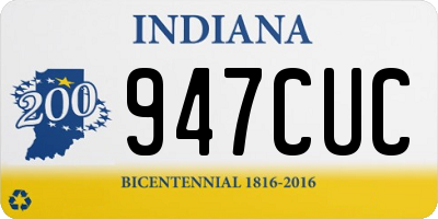 IN license plate 947CUC
