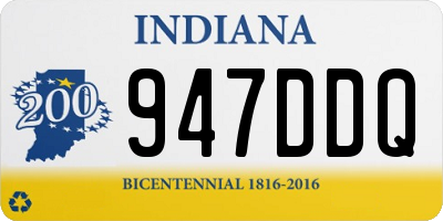 IN license plate 947DDQ