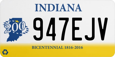 IN license plate 947EJV