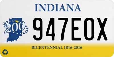 IN license plate 947EOX