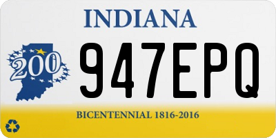 IN license plate 947EPQ