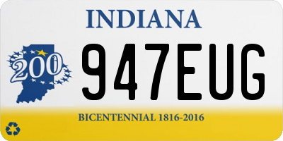 IN license plate 947EUG