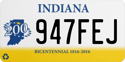 IN license plate 947FEJ