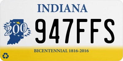 IN license plate 947FFS