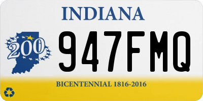 IN license plate 947FMQ