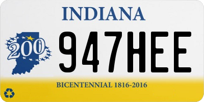 IN license plate 947HEE