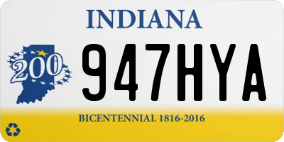 IN license plate 947HYA