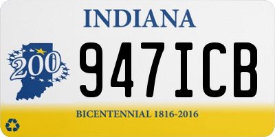 IN license plate 947ICB