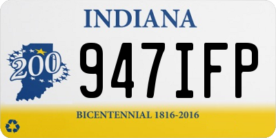 IN license plate 947IFP