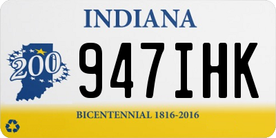 IN license plate 947IHK