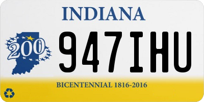 IN license plate 947IHU