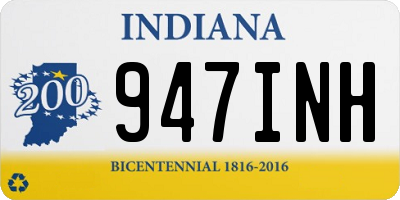 IN license plate 947INH