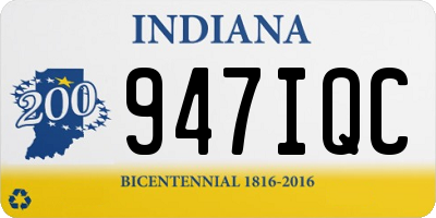 IN license plate 947IQC