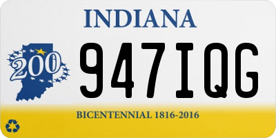 IN license plate 947IQG