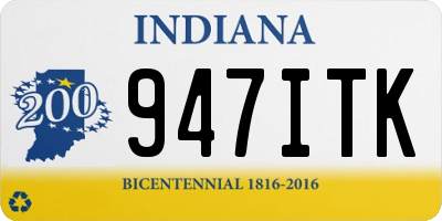 IN license plate 947ITK