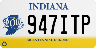 IN license plate 947ITP