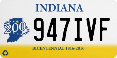 IN license plate 947IVF