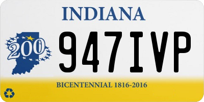IN license plate 947IVP