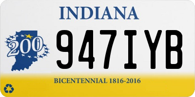 IN license plate 947IYB