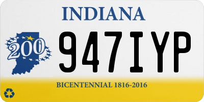 IN license plate 947IYP