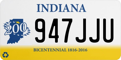 IN license plate 947JJU