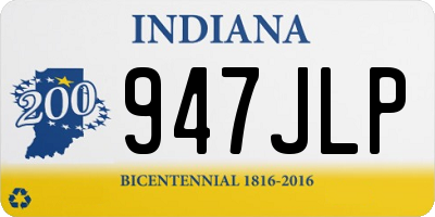 IN license plate 947JLP