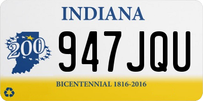IN license plate 947JQU