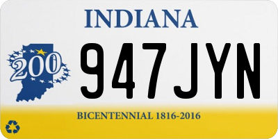 IN license plate 947JYN