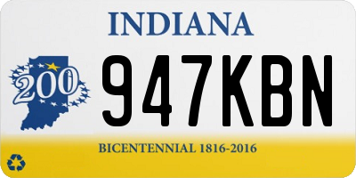 IN license plate 947KBN