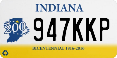 IN license plate 947KKP